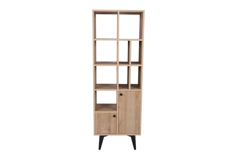 Celesse Bogreol 60 cm i Eg - Lysebrun - Opbevaring - Hylder & Reoler - Bogreol