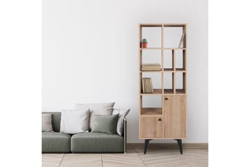 Celesse Bogreol 60 cm i Eg - Lysebrun - Opbevaring - Hylder & Reoler - Bogreol