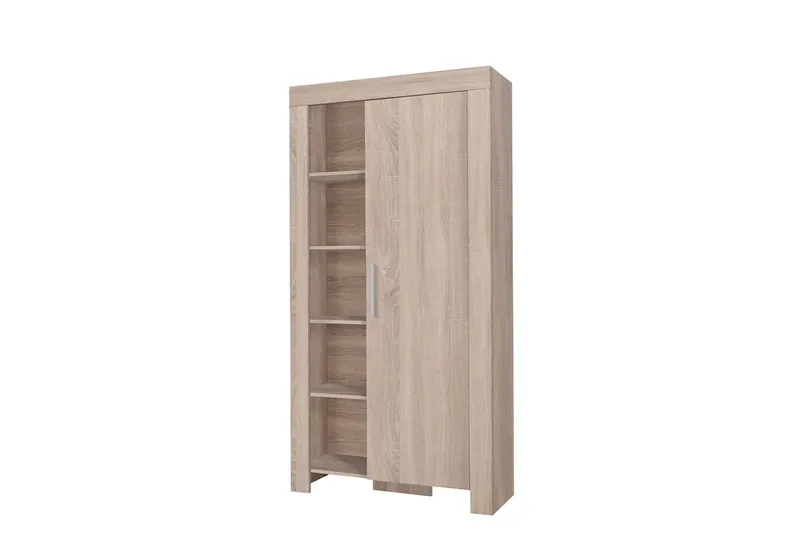Cezar Reol 100 cm i Eg, Lysebrun