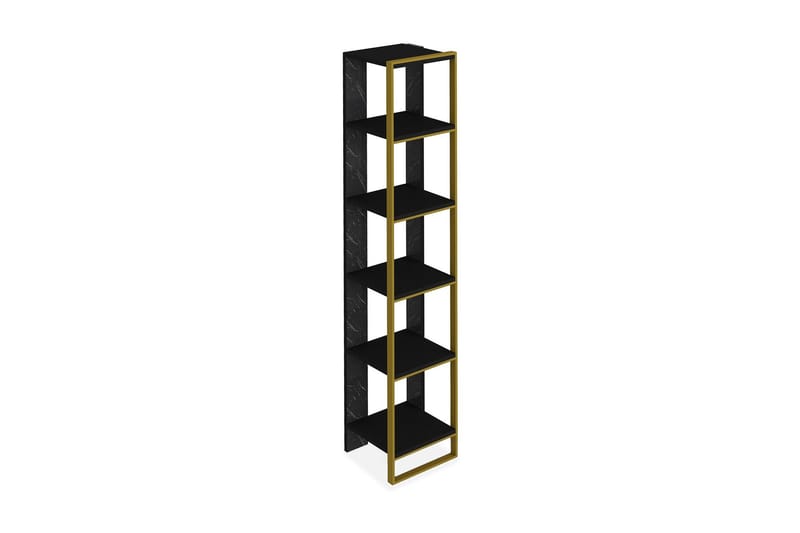 Cofield Bogreol 32 cm - Guld|Sort - Opbevaring - Hylder & Reoler - Bogreol