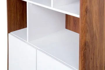 Columbus Bogreol 79 cm i Valnød - Brun - Opbevaring - Hylder & Reoler - Bogreol