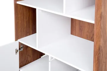 Columbus Bogreol 79 cm i Valnød - Brun - Opbevaring - Hylder & Reoler - Bogreol