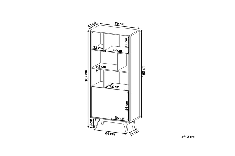 Columbus hylde 79 cm - Træ / natur - Opbevaring - Hylder & Reoler - Bogreol