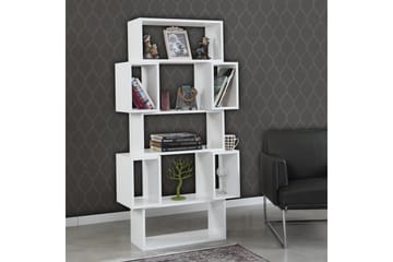 Comfortale Bogreol 84 cm i Malet Træ - Hvid - Opbevaring - Hylder & Reoler - Bogreol