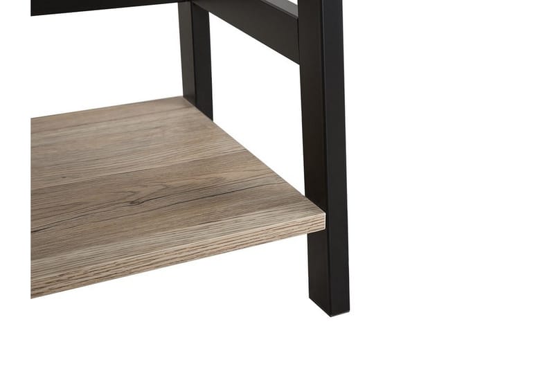 Croydon Bogreol 64 cm i Træ med Metalramme - Lysebrun - Opbevaring - Hylder & Reoler - Bogreol