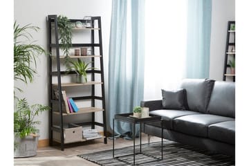 Croydon Bogreol 64 cm i Træ med Metalramme - Lysebrun - Opbevaring - Hylder & Reoler - Bogreol