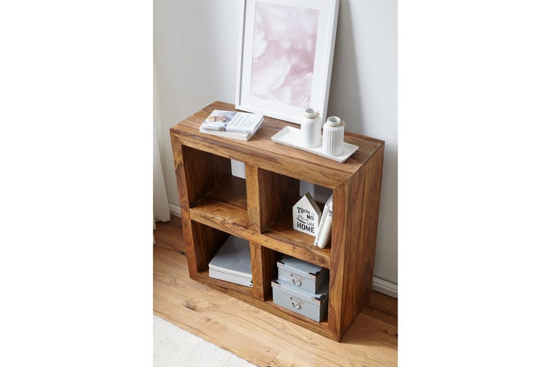 Dagtail Bogreol 82 cm i Valnød - Brun - Opbevaring - Hylder & Reoler - Bogreol