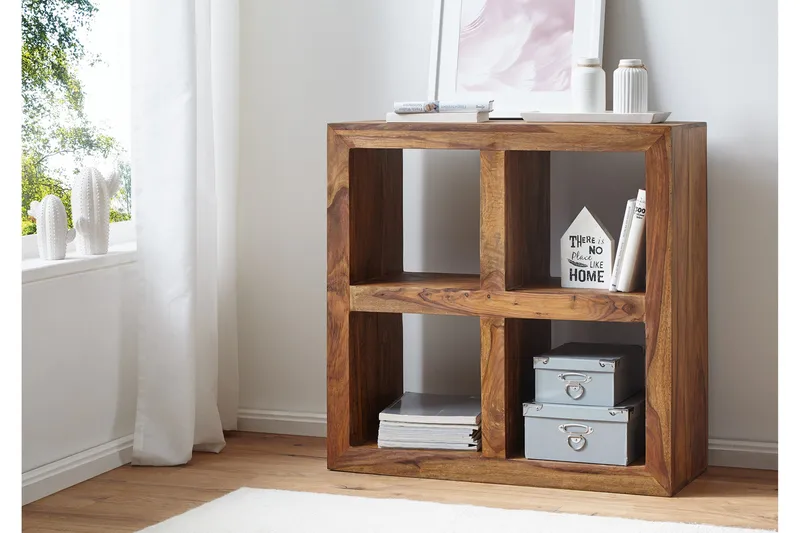 Dagtail Bogreol 82 cm i Valnød - Brun - Opbevaring - Hylder & Reoler - Bogreol