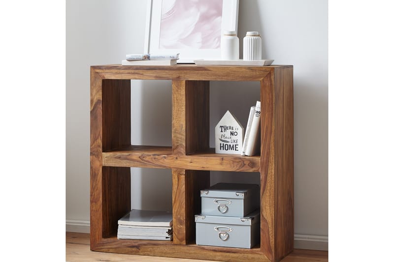 Dagtail Bogreol 82 cm i Valnød - Brun - Opbevaring - Hylder & Reoler - Bogreol