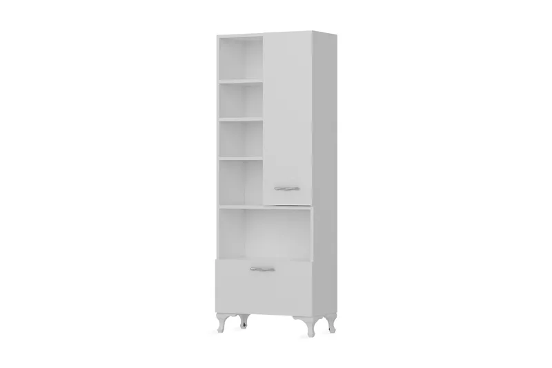 Decorotika Bogreol 60 cm i Malet Træ, Hvid