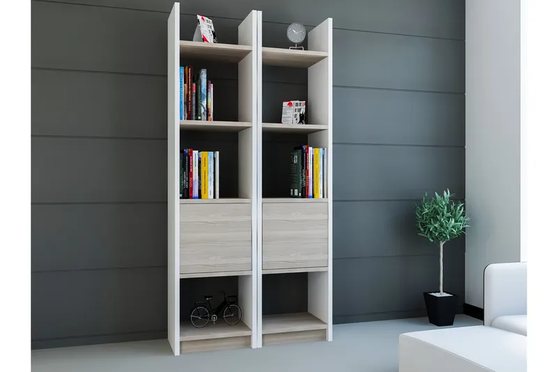 Decorotika Bogreol 66 cm i Eg, Hvid