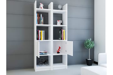 Decorotika Bogreol 66 cm i Malet Træ - Extra Hvid - Opbevaring - Hylder & Reoler - Bogreol