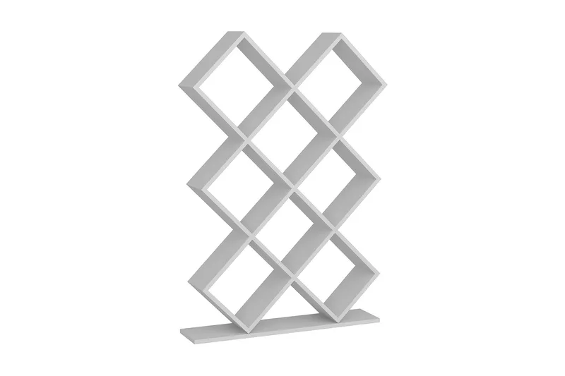 Decorotika Bogreol 90 cm i Malet Træ, Hvid