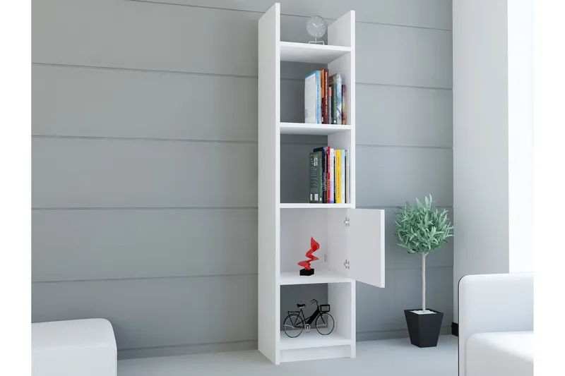 Decorotika bogreol smal - Hvid - Opbevaring - Hylder & Reoler - Bogreol