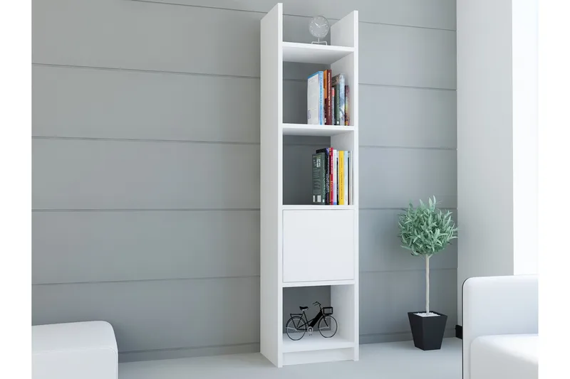 Decorotika bogreol smal, Hvid