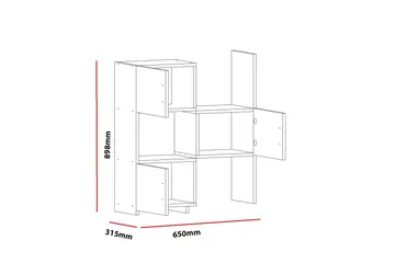 Decorotika Opbevaringshylde - Hvid - Opbevaring - Hylder & Reoler - Bogreol