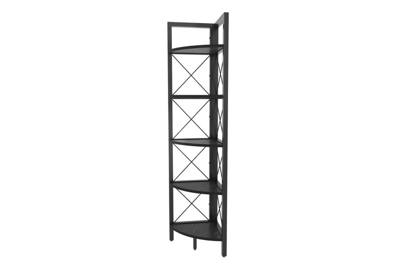 Desgrar Bogreol 30,5x160 cm - Sort - Opbevaring - Hylder & Reoler - Bogreol