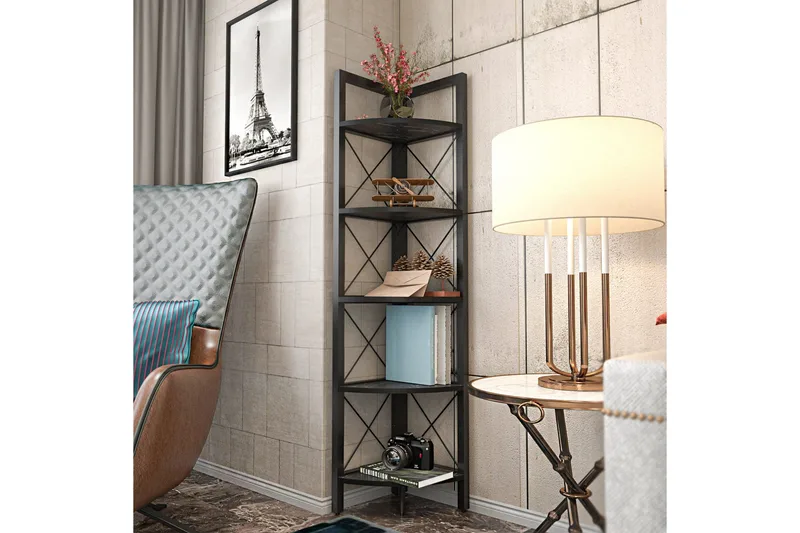 Desgrar Bogreol 30,5x160 cm - Sort - Opbevaring - Hylder & Reoler - Bogreol