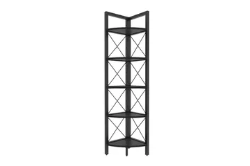 Desgrar Bogreol 30,5x160 cm - Sort - Opbevaring - Hylder & Reoler - Hjørnehylde og hjørnereol