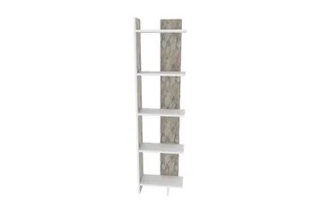 Desgrar Bogreol 45.2x180 cm i Malet Træ - Hvid - Opbevaring - Hylder & Reoler - Bogreol