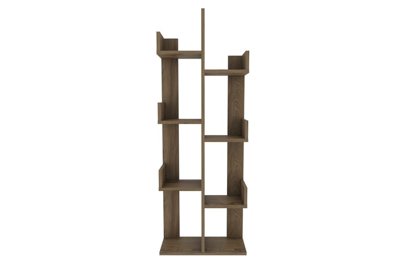 Desgrar Bogreol 50x173 cm i Valnød - Brun - Opbevaring - Hylder & Reoler - Bogreol