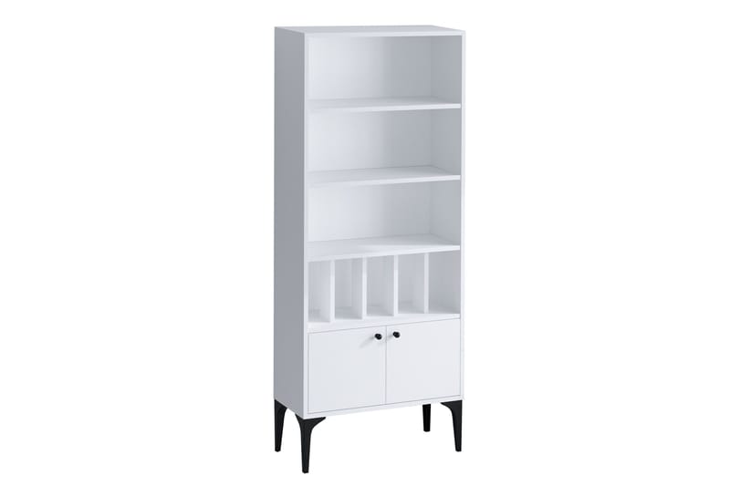 Desgrar Bogreol 60x175 cm, Hvid