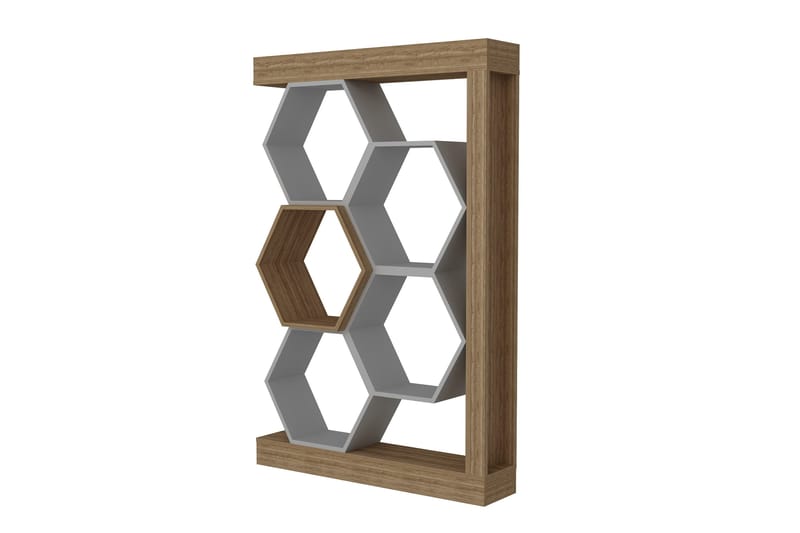 Desgrar Bogreol 90x140 cm, Hvid