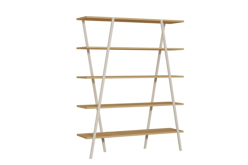 Dobra Bogreol 120 cm - Hvid - Opbevaring - Hylder & Reoler - Bogreol