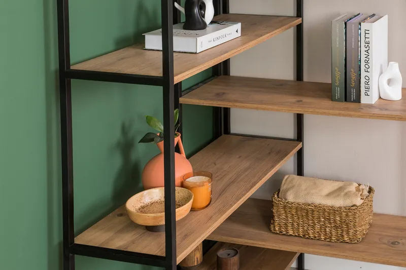 Edra Bogreol 94 cm - Brun/Sort - Opbevaring - Hylder & Reoler - Bogreol