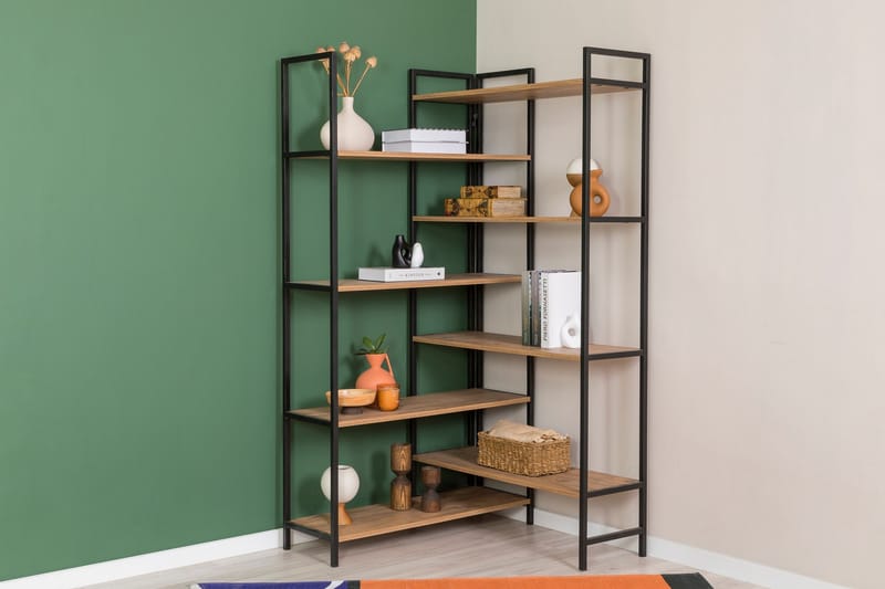 Edra Bogreol 94 cm - Brun/Sort - Opbevaring - Hylder & Reoler - Bogreol