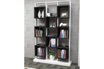 Edwars Bogreol 120 cm i Malet Træ - Antracit - Opbevaring - Hylder & Reoler - Bogreol