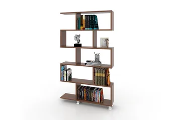 Elegancia Bogreol 90 cm i Mørkt Træ - Brun - Opbevaring - Hylder & Reoler - Bogreol