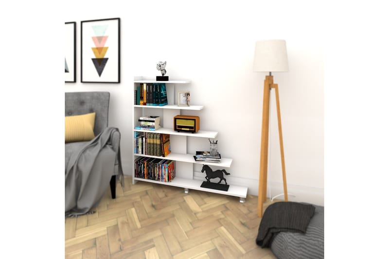 Elegancia bogreol - Hvid - Opbevaring - Hylder & Reoler - Bogreol
