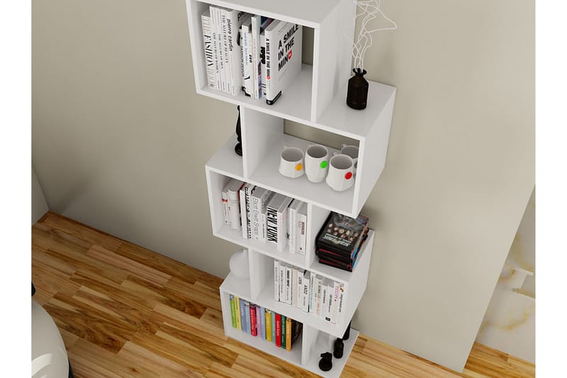 Elegancia bogreol - Hvid - Opbevaring - Hylder & Reoler - Bogreol
