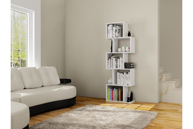 Elegancia bogreol - Hvid - Opbevaring - Hylder & Reoler - Bogreol