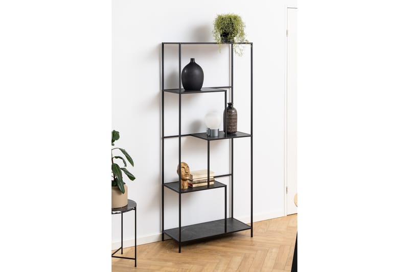 Elgrau Boghylde 170 cm - Sort - Opbevaring - Hylder & Reoler - Bogreol