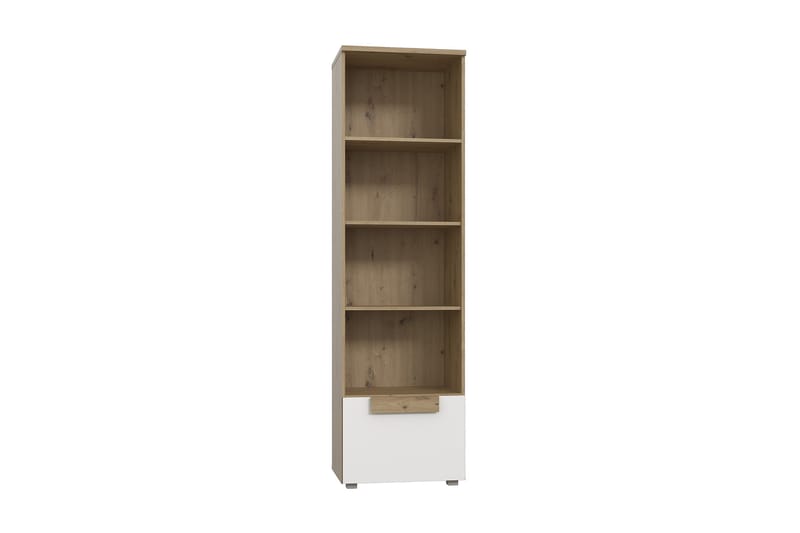 Eochar Hylde 55 cm - Brun/Hvid - Opbevaring - Hylder & Reoler - Bogreol