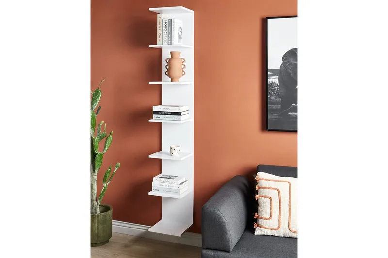 Bogreol Eston Hvid - Hvid - Opbevaring - Hylder & Reoler - Bogreol