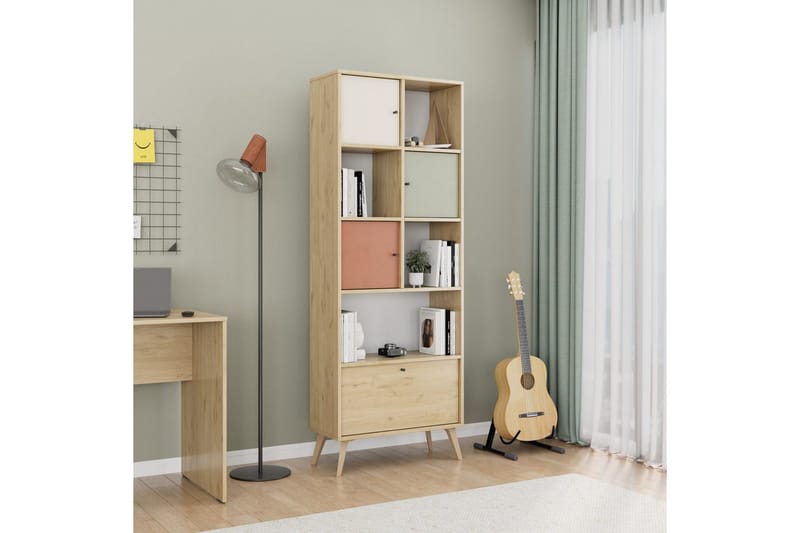 Bogreol Felyra Flerfarvet - Multifarvet - Opbevaring - Hylder & Reoler - Bogreol