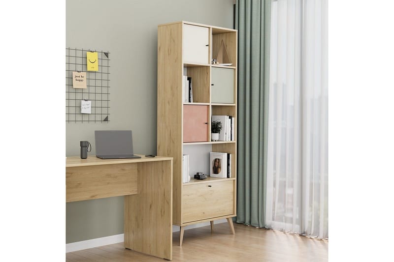 Bogreol Felyra Flerfarvet - Multifarvet - Opbevaring - Hylder & Reoler - Bogreol