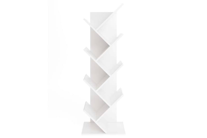 FMD stående geometrisk bogreol hvid - Hvid - Bogreol