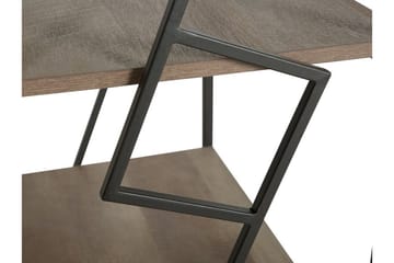 Forres Bogreol 64 cm i Mørkt Træ - Gråbrun - Opbevaring - Hylder & Reoler - Bogreol