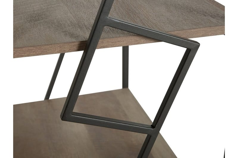 Forres Bogreol 64 cm i Mørkt Træ - Gråbrun - Opbevaring - Hylder & Reoler - Bogreol