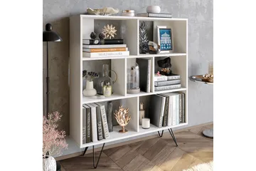 Frascone Reol 120x30 cm 4 Hylder - Hvid - Opbevaring - Hylder & Reoler - Bogreol