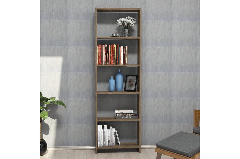 Gersby bogreol 50 cm - Brun - Opbevaring - Hylder & Reoler - Bogreol