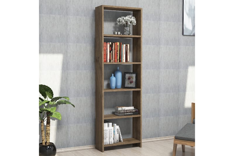 Gersby bogreol 50 cm - Brun - Opbevaring - Hylder & Reoler - Bogreol