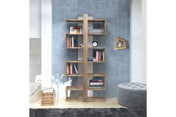 Højde bogreol 78 cm - Brun - Opbevaring - Hylder & Reoler - Bogreol