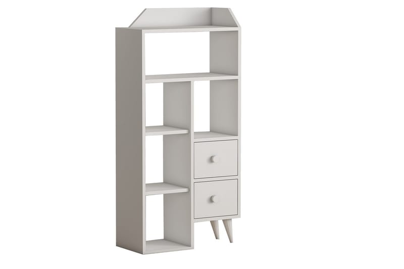 Hafing Bogreol 61,8x29,8 cm Hvid - Hanah Home - Opbevaring - Hylder & Reoler - Bogreol