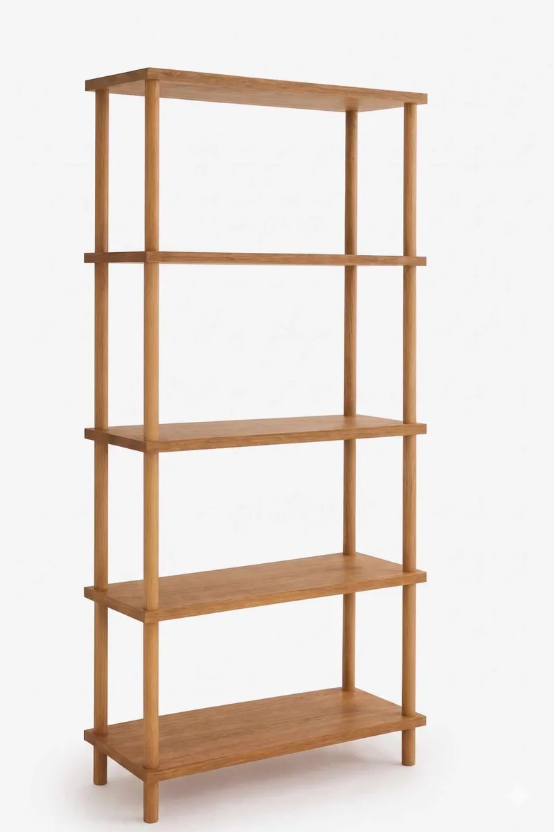 Bogreol Hanah Home Pika Shelf (60 x 136 x 25 cm) Fyrretræ, Fyrretræ