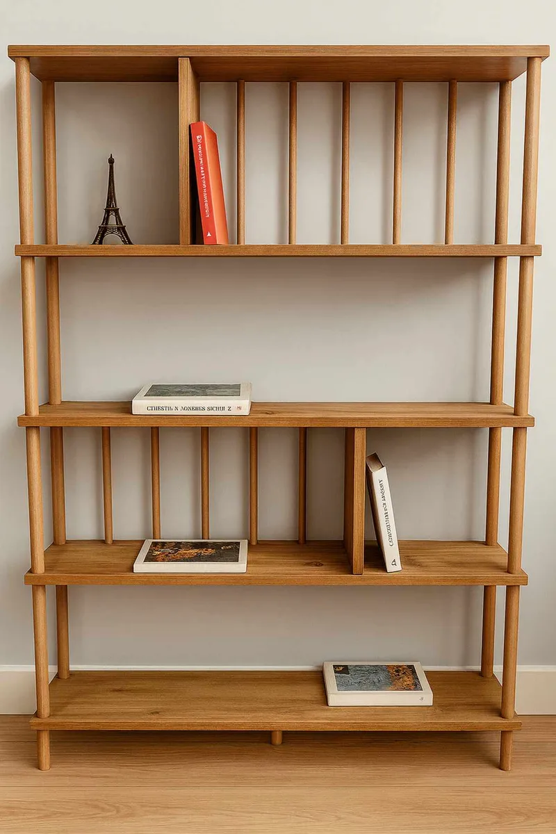 Bogreol Hanah Home Peka Tall (90 x 137 x 20 cm) Fyrretræ - Fyrretræ - Opbevaring - Hylder & Reoler - Bogreol
